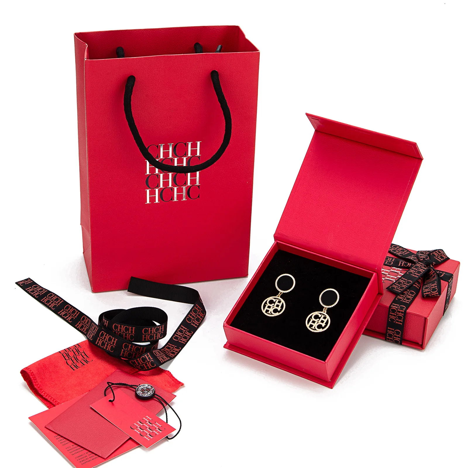 أقراط متدلية على شكل حرف CHHC 2026 للنساء، زركونيا مطلية بالذهب، هدية مجوهرات أنيقة بسيطة، اسم شخصي #5