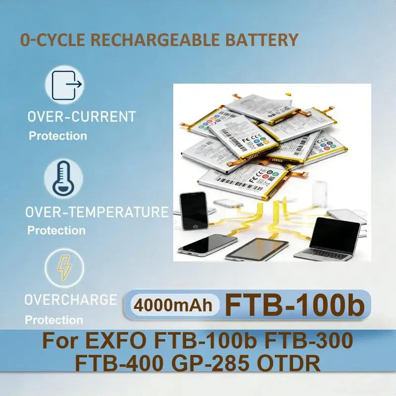 Battery For EXFO MAX-715B MAX-720B MAX-730B 710B MAX-720C MAX-730C OTDR FTB-100b FTB-300 FTB-400 GP-285