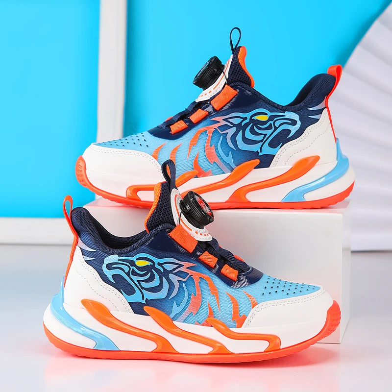 

Autumn Childrens Boy Sneakers Outdoor Sports Running Basketball Kids Casual Shoes Mesh Soft Luxury Boys Sports Shoes Size 29-39