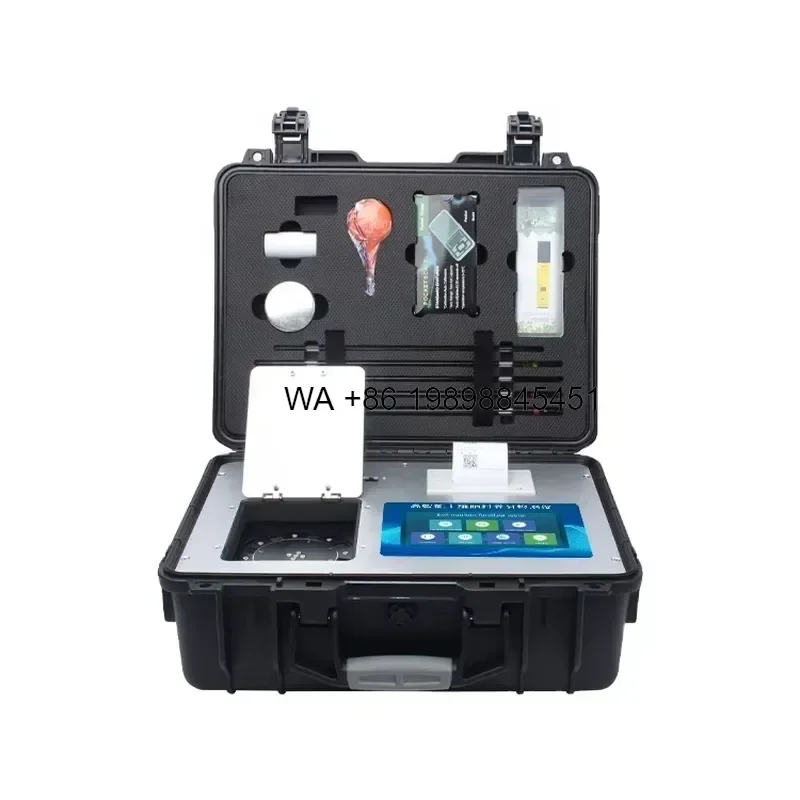 Wmwmnu Soil Nutrient Tester NPK Organic Matter Analyzer Fertilizer Testing Equipment Kit for Garden Farm Plant Growth