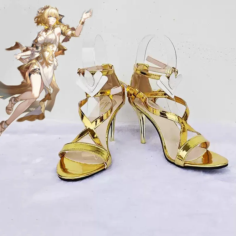 

Game Honkai Star Rail Aglaea Cosplay Shoes Women High Heels Role Play Boots Halloween Carnival Prop Accessories