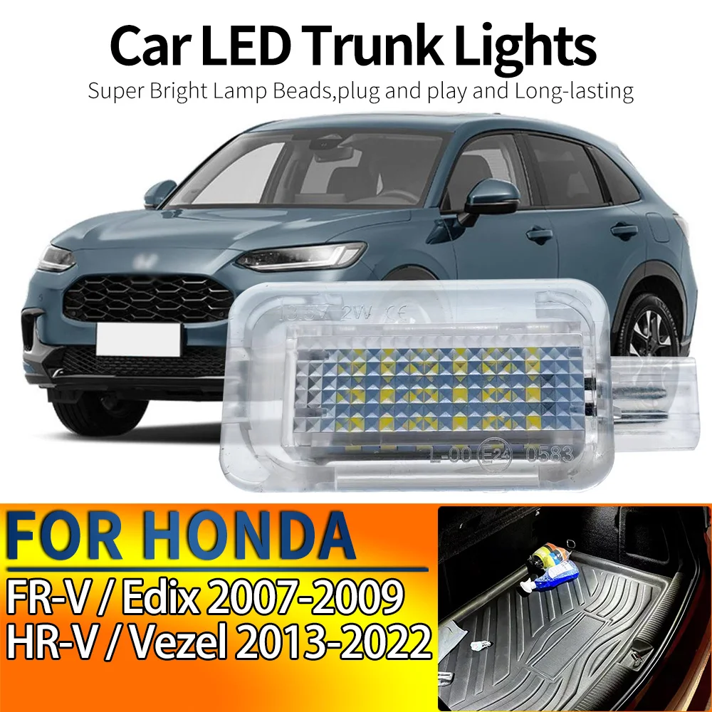 1Pcs Car Led Luggage Compartment Interior Light Assembly Trunk Lamp White For Honda FR-V / Edix 2007-2009 HR-V / Vezel 2013-2022