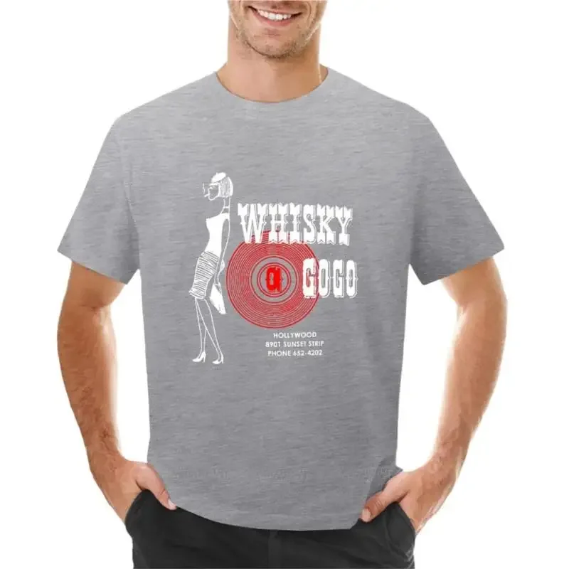 Whisky A Go-Go Vintage Poster Restoration Digital T-Shirt vintage clothes customized t shirts heavy weight t shirts for men