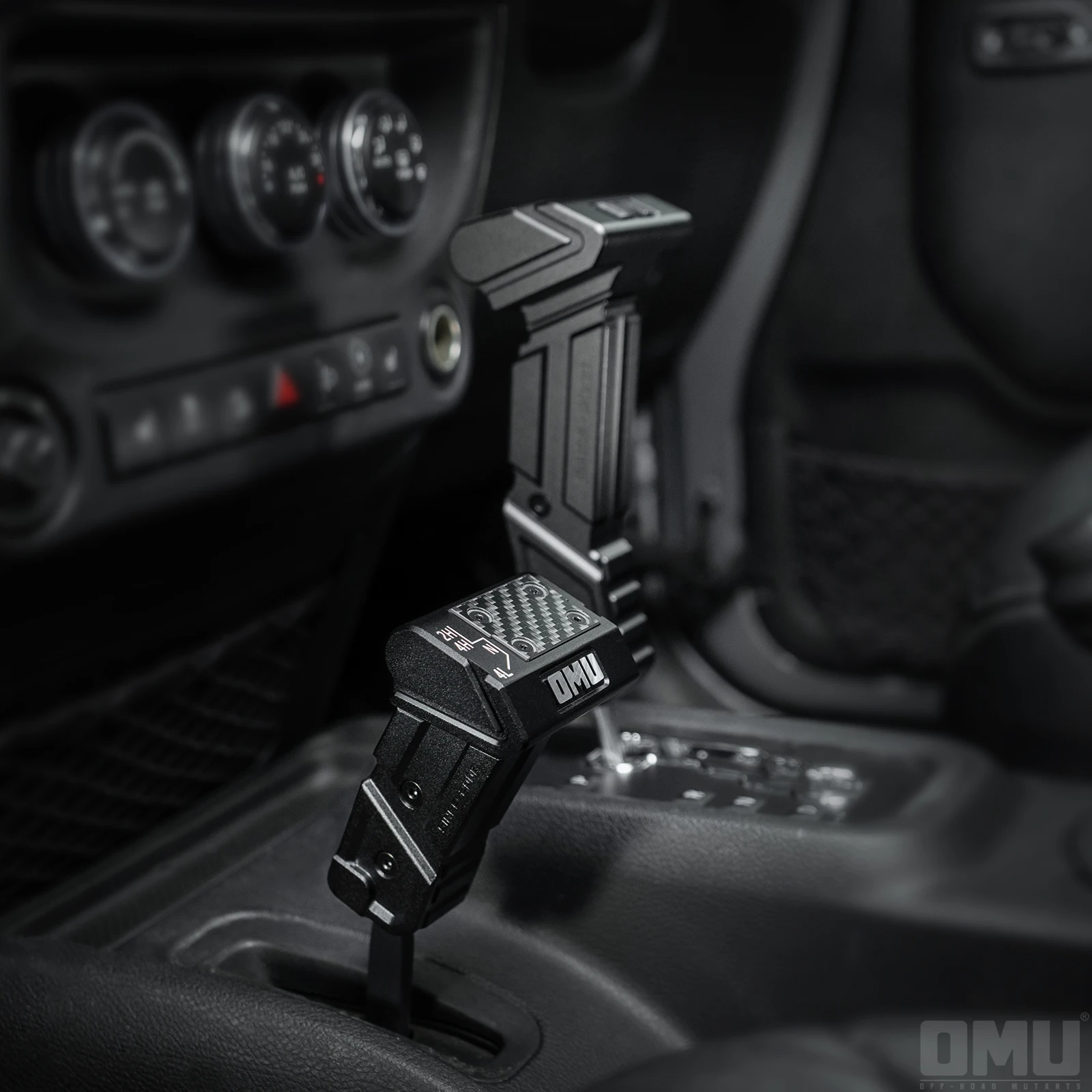 

OMU Genesis Series Aluminum Gear Lever Shift Knob for Jeep Wrangler JK Shifter Transfer Case Lever Handle Kit Accessories