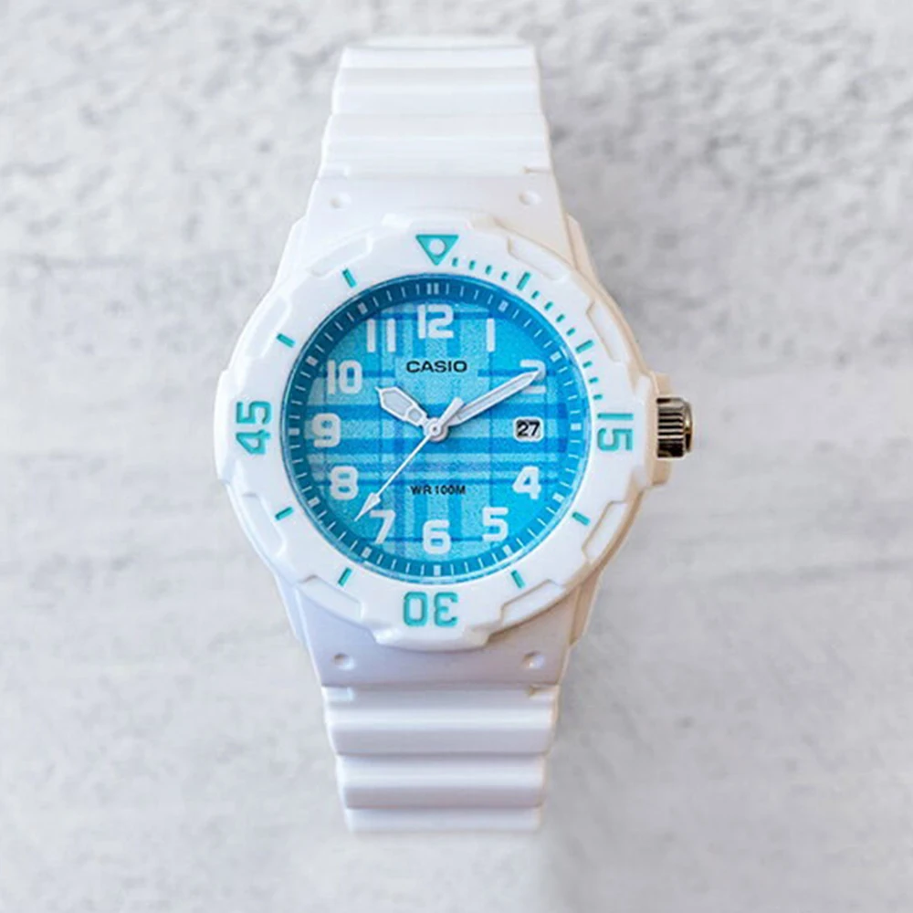 Casio frauen uhr lässig transparent sport uhr liebhaber geschenk uhr wasserdicht helle farben mode reloj para mujer LRW-200H