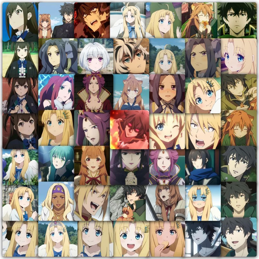 

10/30/59pcs The Rising of The Shield Hero Stickers Naofumi Iwatani Anime Sticker Laptop Luggage Notebook Raphtaria Decal Toys