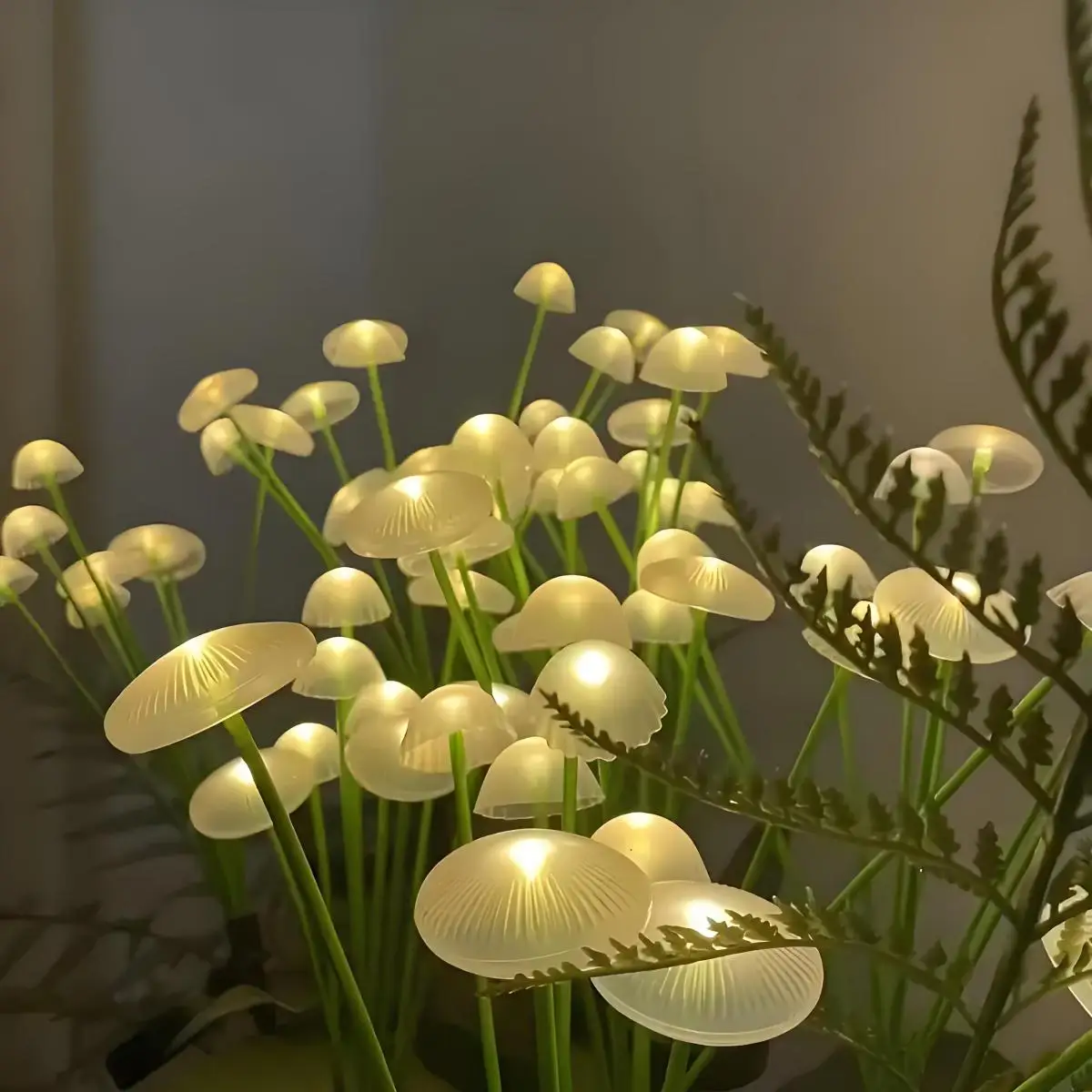 Solar Mushroom Lamp, Jellyfish Lamp, Solar Ground Plug Ambient Light, Garden Decorative Light, Lawn Light (6/8/10 Led Solar Powered)