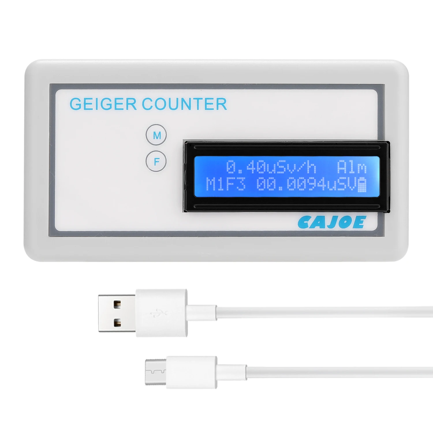 Portable GMV2 Geiger Counter Assembled Nuclear Radiation Detector γ β X Ray with Miller GM Tube Field Radiation Tester