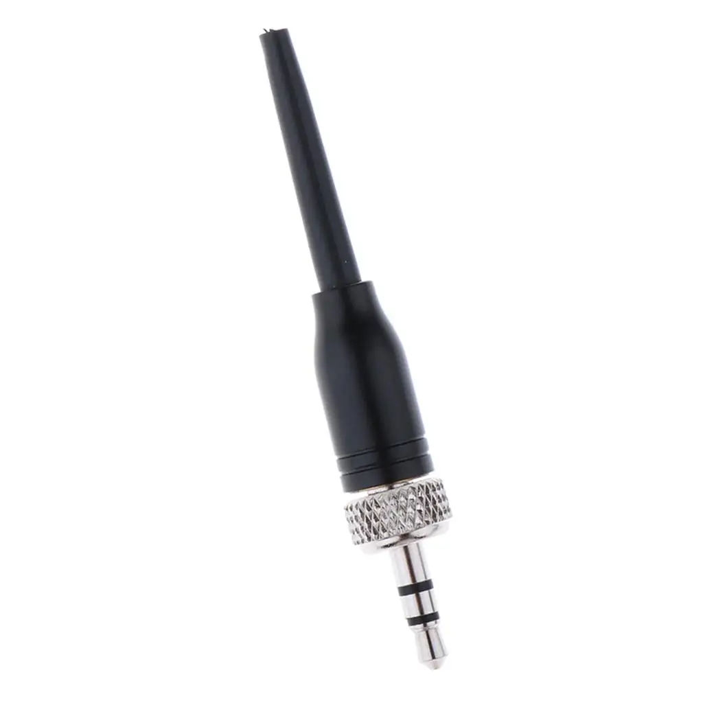Imagen 6: 1 conector DIY de enchufe estéreo con bloqueo de 3,5 mm para micrófono negro