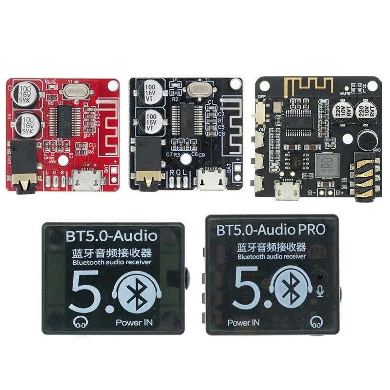 

DIY Bluetooth Audio Receiver Board Bluetooth 4.0 4.1 4.2 5.0 MP3 Lossless Decoder Board Wireless Stereo Music Module 3.7-5V