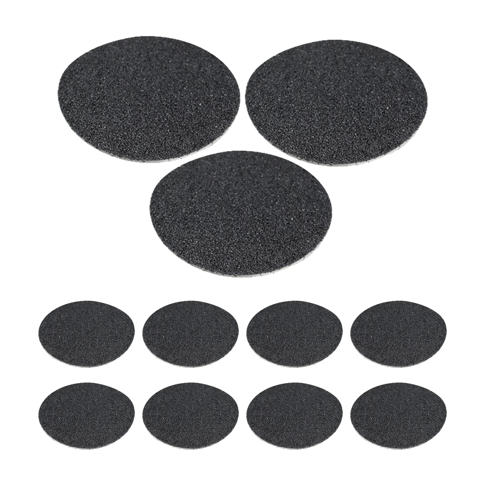 

60pcs Grinding Disks For Electric Callus Remover Replacement Sandpaper Discs Dead Skin Removal Foot File Black Texture