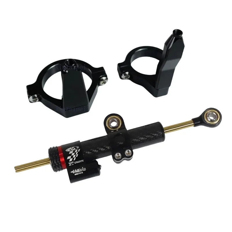 For CFMOTO 450SR 450SRS 700CL-X Titanium Ruler Motorcycle Accessories Adjustable Steering Damper Stabilizer Mounting CF400-6-9