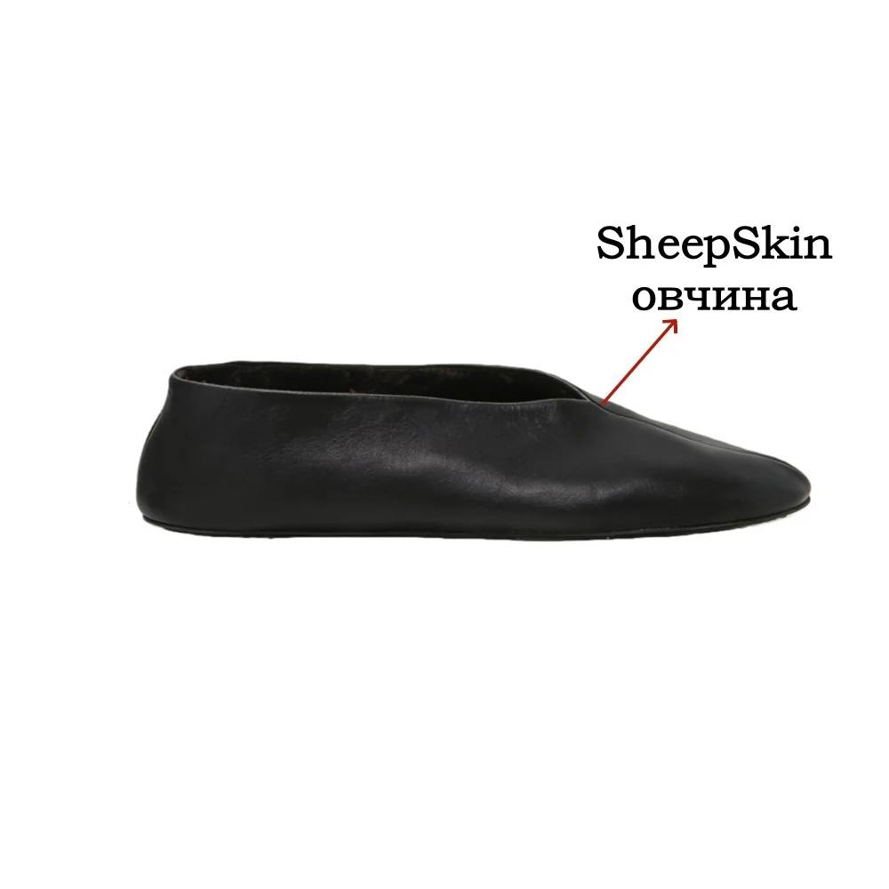 Women’s Genuine Leather Platform Loafers - Round Toe Flats