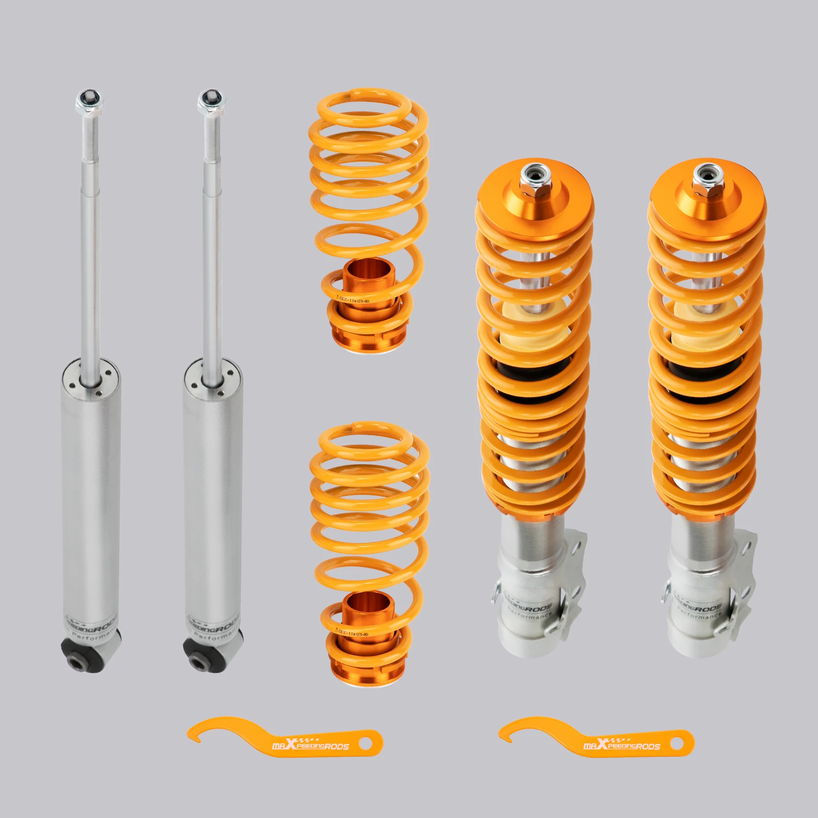 maXpeedingrods Coilover Suspension Lowering Kit for Arosa 9704 Lupo 98-05