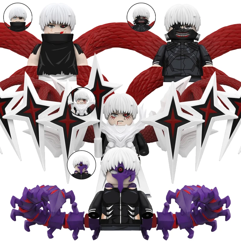 جديد أنيمي الشكل Kaneki كين السيف المقدس حريش نماذج الاطفال اللعب اللبنات هدية الكريسماس بنين بنات Moc juguetes 2026 #1