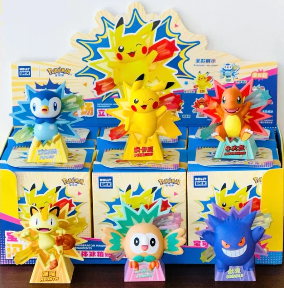 pokemon-shining-debut-magnetic-3d-fridge-magnet-blind-box-desktop-ornament-figure-gift-for-kids-fans