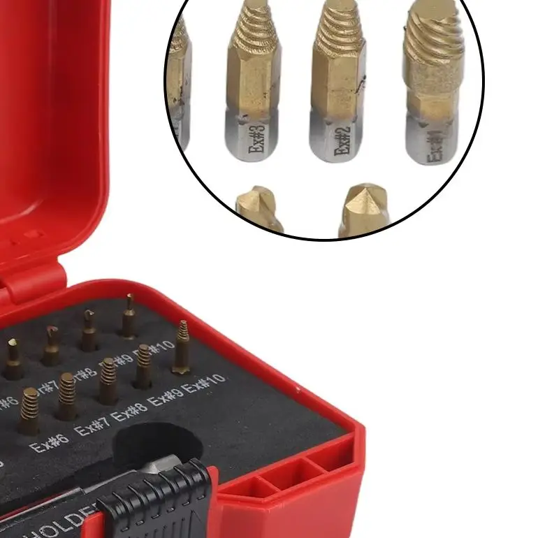 /Magnetic /Screw /Extractor Set Stripped Broken Damaged Removal Tool With Extension Bit Holder Socket Adapter For Power Drill Dr