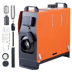 VEVOR 5/8KW Diesel podgrzewacz powietrza podgrzewacz samochodowy 12V podgrzewacz wysokoprężny z przełącznik LCD tłumikiem do samochodu ciężarówka łódź RV podgrzewacz wysokoprężny parkowania