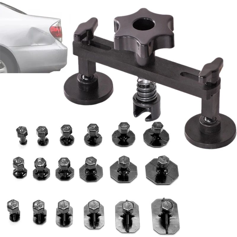 

1 Set Car Dent Repair Kit Universal Car Paintless Dent Puller Bridge Lifter Tool Car Body Hail Pit Repair Tools