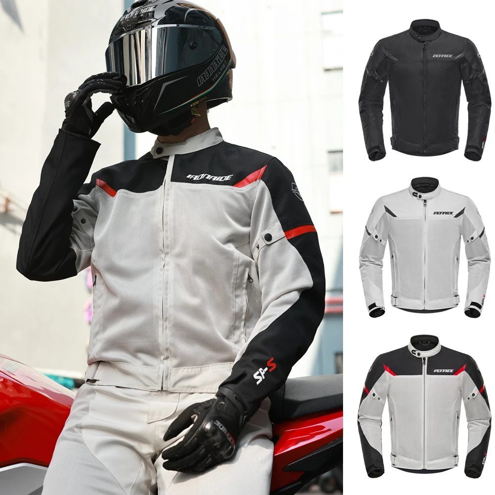 Motorcycle Gear Mesh - Motorjas voor heren, anti-val, outdoor motorjas,