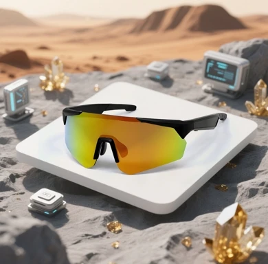 QY-Pro2Smart Bluetooth Glasses Intelligent Translation Voice Notes Remote Control Photography Music Eyewear Waterproof Eyeglass