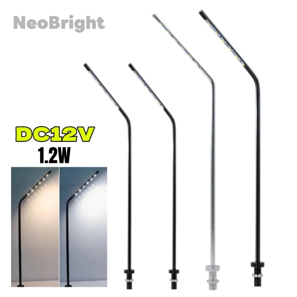 

12v Recessed LED Standing Spotlight 45cm Long Pole Jewelry Display Lamp Counter Showcase Exhibition Cabinet Spot Lighting