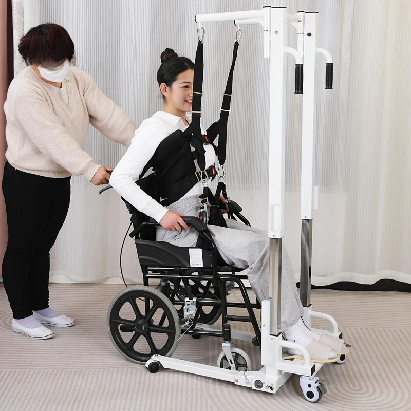 Fauteuil roulant pliant pour personnes handicapées, épurateur de dos, aide réglable, hauteur de fauteuil roulant perfectionnée, chaise de bain coordonnante