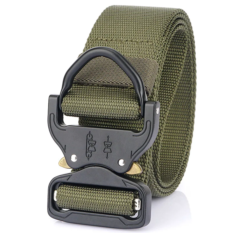 TUSHI Neue Taktische Gürtel Gewebt Langlebig Automatische Schnalle Männer Gürtel Armee Outdoor Jagd Multifunktionale Nylon Gürtel Mann Hosen Gürtel – Detail 16