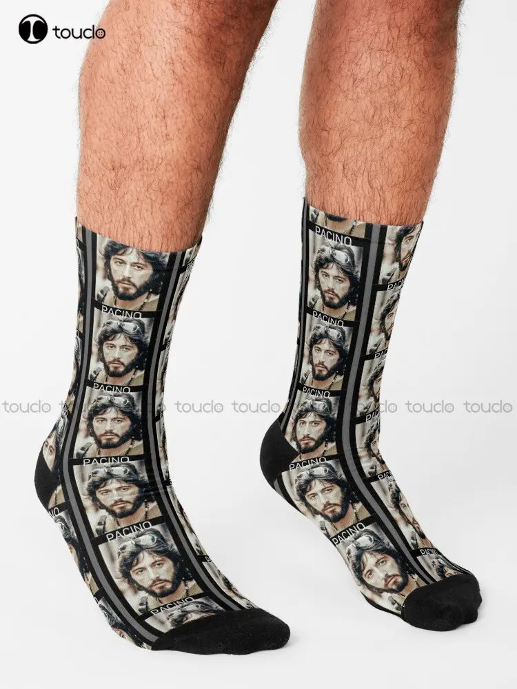 Al Pacino 3 Socks Custom Men Socks 360° Digital Print Personalized Custom Unisex Adult Teen Youth Socks Custom Gift Streetwear