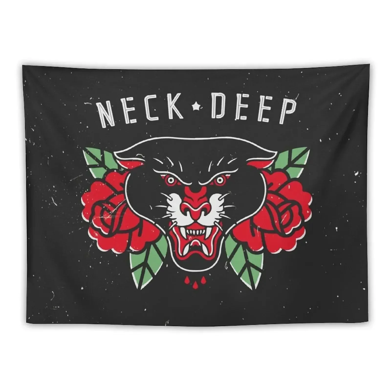 

Neck Deep Tapestry Outdoor Decor Aesthetic Decoration Wall Decoration Items Tapestry