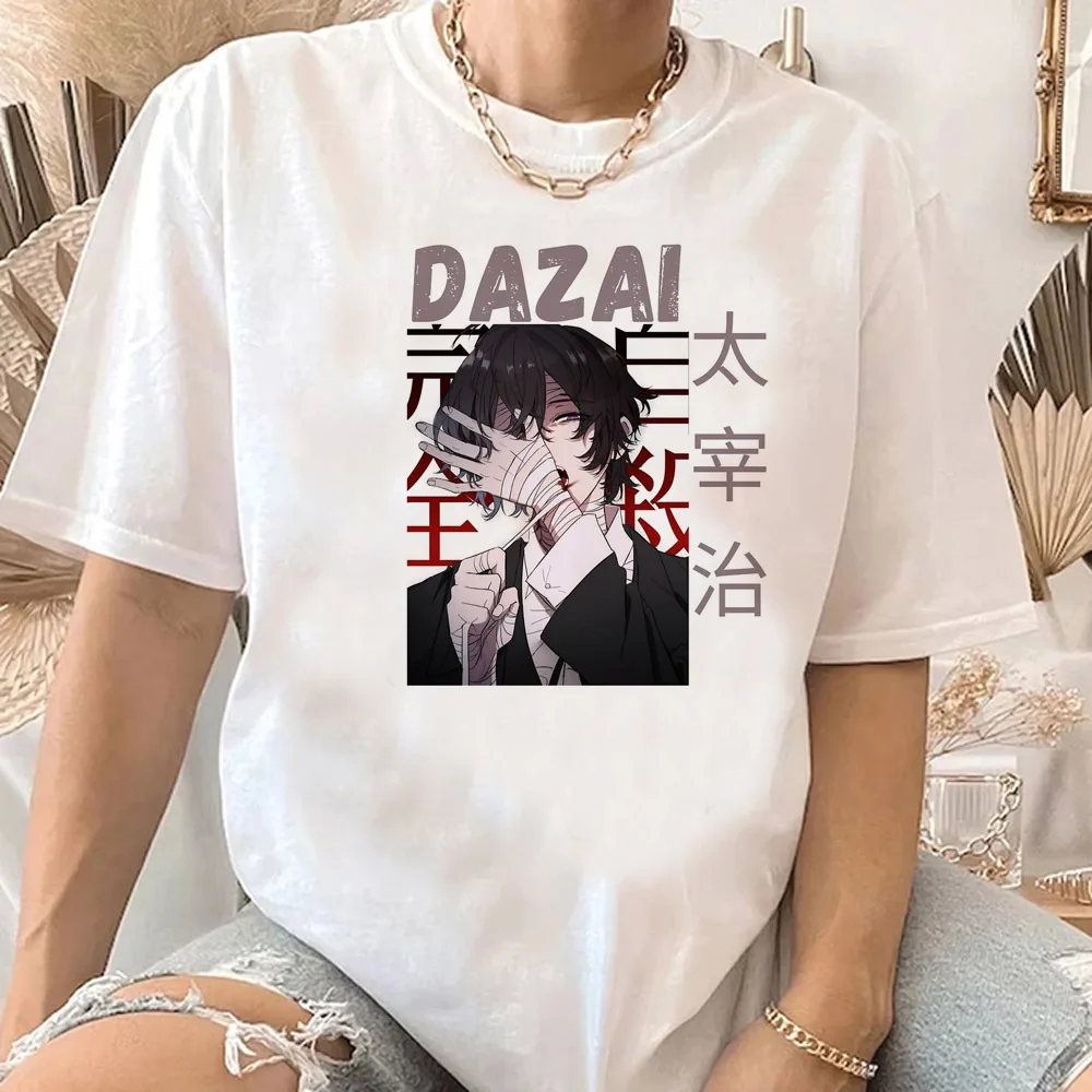 Bungou Stray Dogs top tees female Comfortable Digital streetwear Retro t-shirt kawaii Classic Breathable Retro