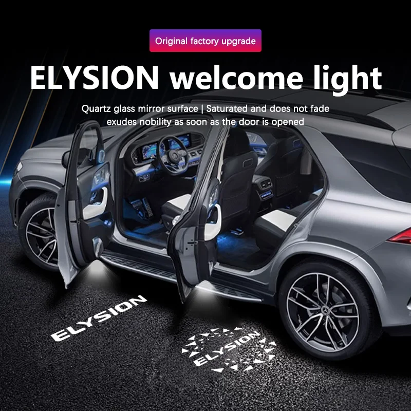 Car HD Projector Lamp LED Auto Door Welcome Light For Honda Elysion rr1 Accessories