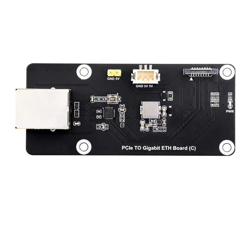 For Raspberry Pi 5 Pcie To Gigabit ETH Board Supports Rpi OS Driver-Free For Pcie To Gigabit ETH Adapter Board Easy Install