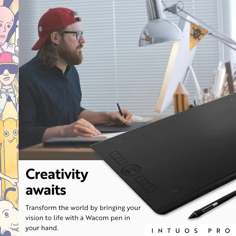 Intuos Pro Drawing Tablet, Large 16.8