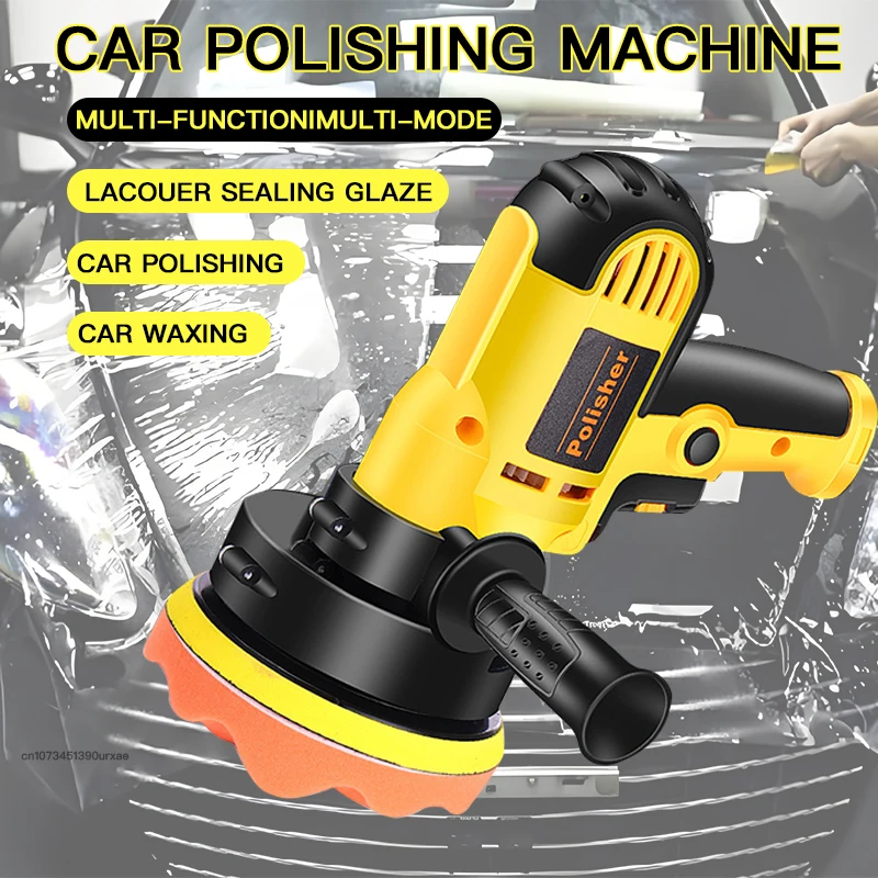 

Car Polishing Machine Beauty Waxing Machine Sealing Glaze Locomotive Paint Polishing Car Polishing Kit with Detachable Handle