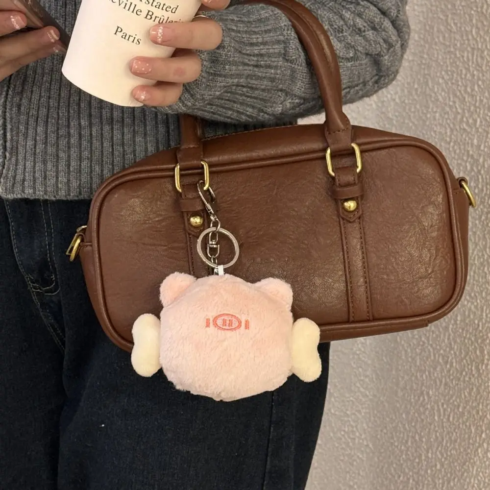 

Пушистая свинья, съемные костяные брелки, сердце девушки, мягкая голова свиньи, кукла, брелок, коллекция, брелок со свиньей, подвесной аксессуар