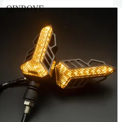 LED Turn Signal Light 12V Motorcycle Universal ABS Flashing Light For Aprilia Dorsoduro 750 CR150 Pegaso 650 CFMOTO 250NK 450NK