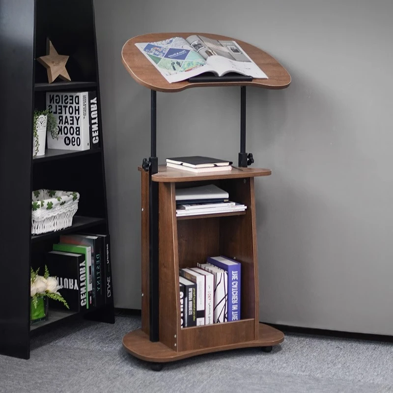 

Standing mobile computer table Multimedia podium Welcome desk Reception desk Training class Teacher's desk