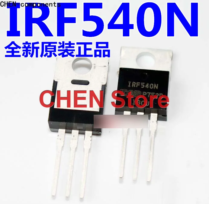 5pcs Imported new original IRF540 IRF540N field effect tube TO-220