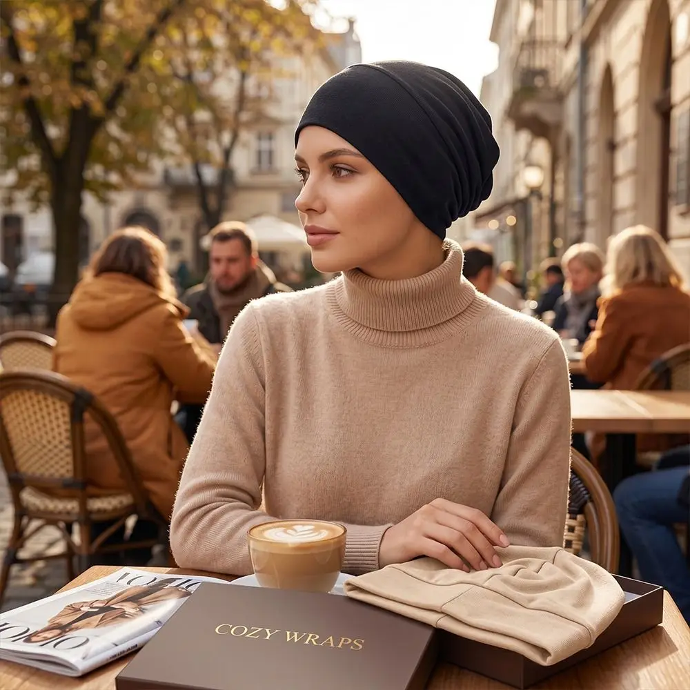 New Soft Modal Hijab Caps Elastic Bonnet Islamic Headband Wrap Style Accessories Turban Hat Hair Loss