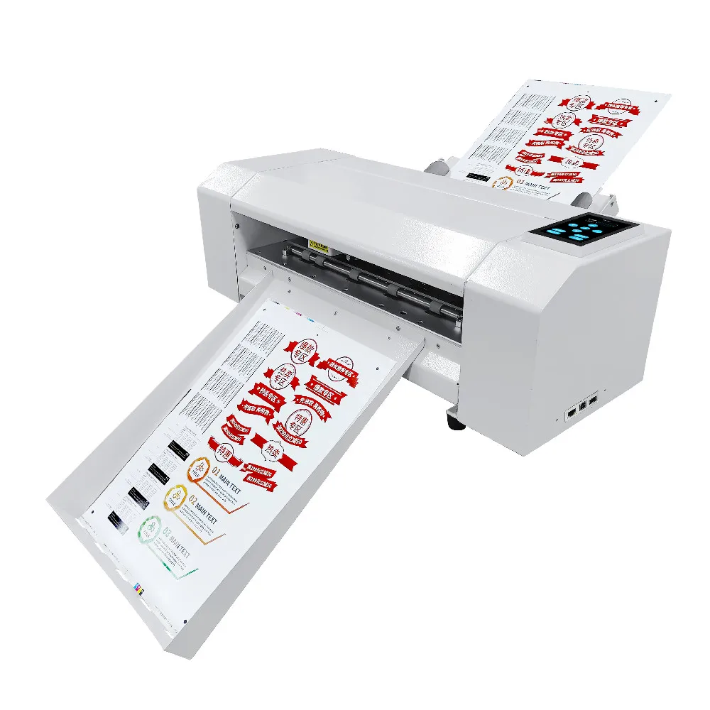 Automatic Feeder Die Cutting Machine for PET Transparent Cartoon Vinyl Decals Adhesive Waterproof Sticker Cutting Customizable