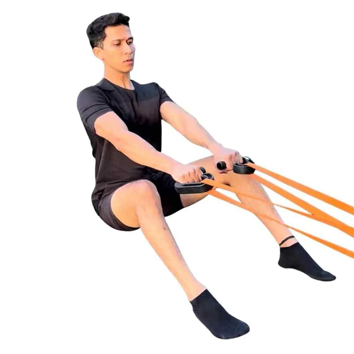 صالات رياضية مقبض عمودي يسحب ما يصل المقاومة الفرقة مقبض تمارين الفرقة المرفقات مقبض للتدريبات شريط التسحب