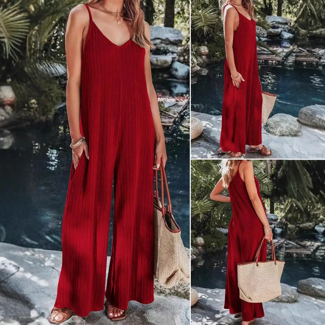 

Bal Women's Jumpsuit with Susp High Waist Long Pants Lycra Fabric Winter 2024 Faion Ladies' One-Piece Suit