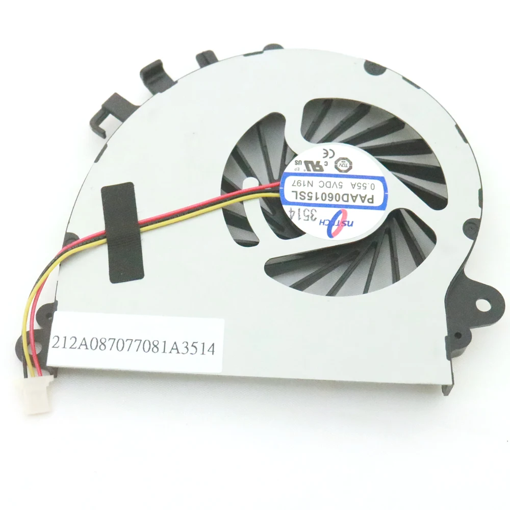 NEW PAAD06015SL N184 N197 DC5V 0.55A 3Pin Fan For MSI GS60 GS72 MS-1771 UX7 G7-700 CPU GPU Cooler Fan