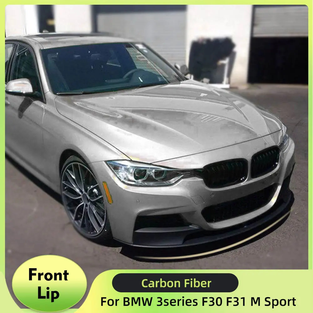 

Carbon Fiber / FRP Front Lip Chin Spoiler Apron For BMW 3 Series F30 F31 M Tech M Sport Bumper 2013-2017 Front Lip Spoiler