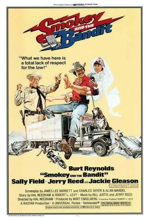 Smokey and the Bandit Movie, Art Picture Print Canvas Poster, Home Wall Decor