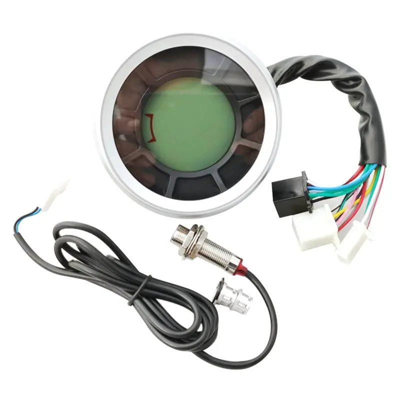 

AU28-Motorcycle LCD Instrument Universal LCD Digital Speedometer Odometer Cylinder Gear Odometer Tachometer Replacement Accessor