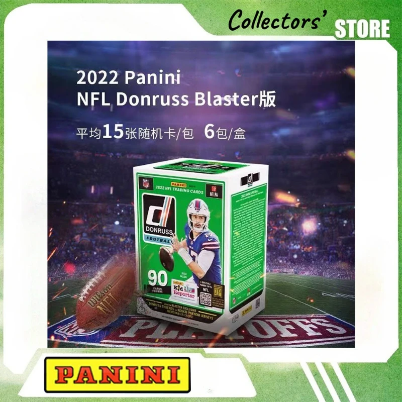 boite-de-collection-panini-2022-gridiron-sports-cartes-a-collectionner-authentiques-des-athletes-cadeaux-de-noel-et-d'anniversaire-insert-rare-non-ouvert