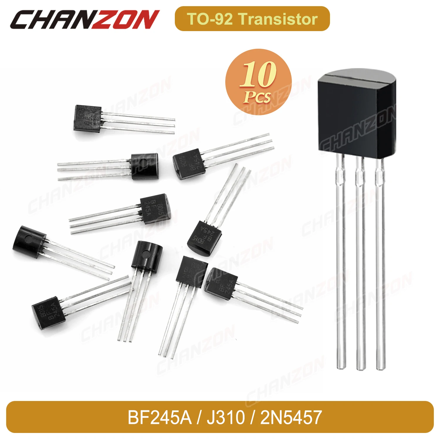 10PCS/Lots F245A J310 2N5457 TO-92 N-Channel Fet Amplifier RF Transistor Bipolar Junction Field Effect Mosfet Integrated Circuit