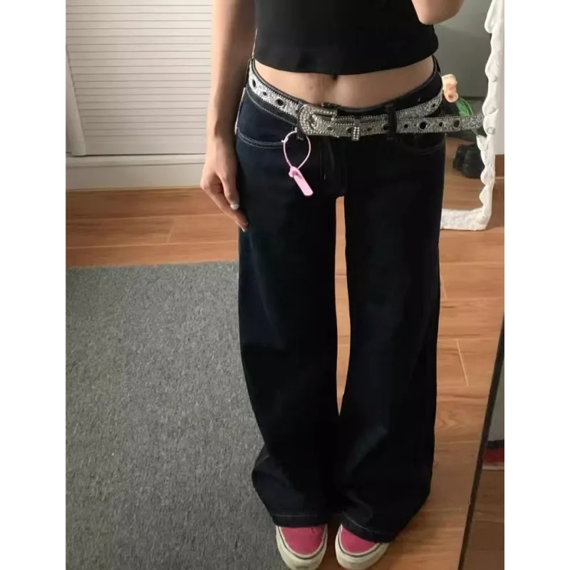 Jeans de mujer de talle bajo, corte bootcut, estilo vintage, pantalones de mezclilla para mujer, novedades de primavera, pantalones acampanados elásticos de alta calidad